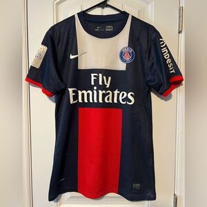 Nike Mens PSG Navy and Red Jersey